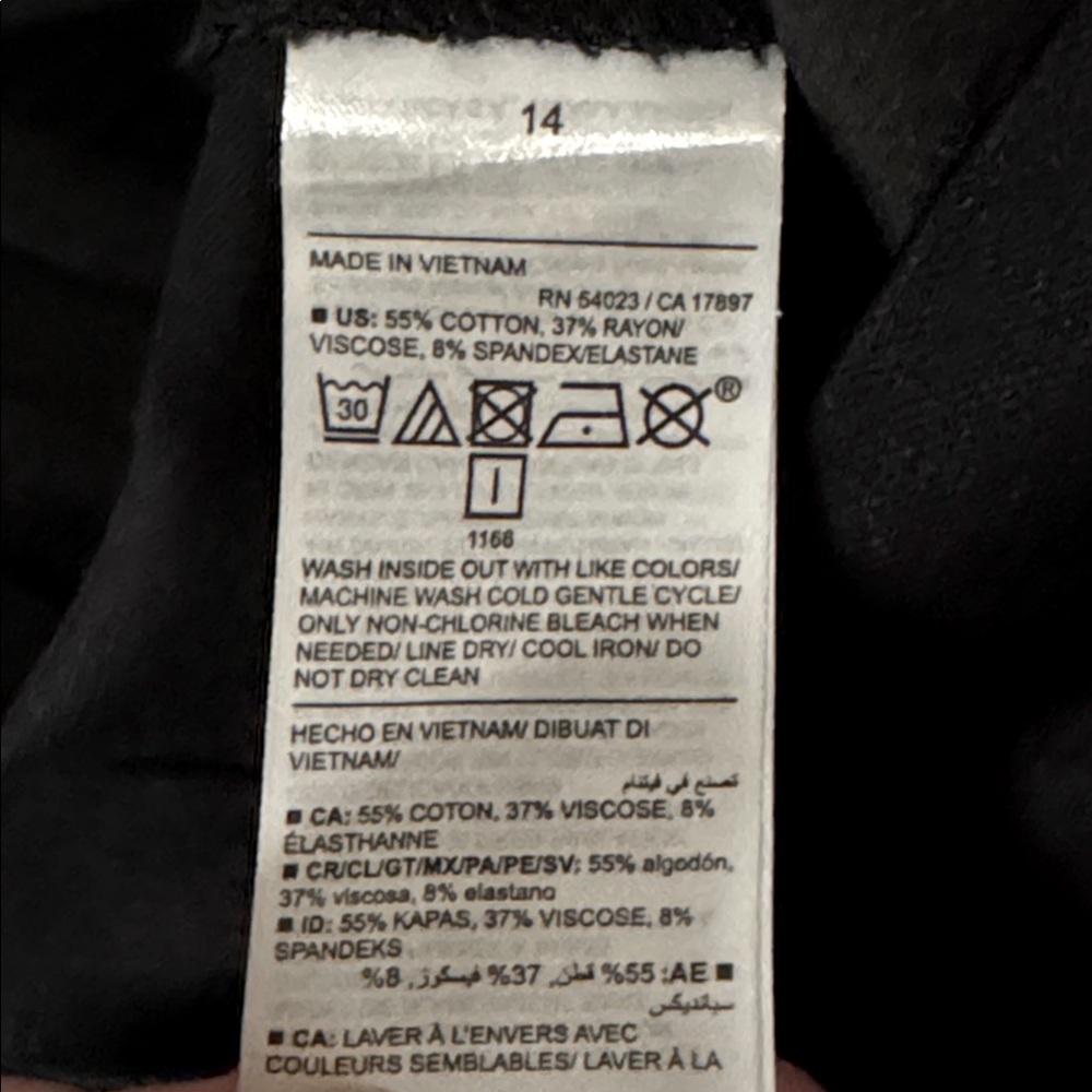 OLD NAVY Full PANEL PIXIE MATERNITY PANTS Black C… - image 12